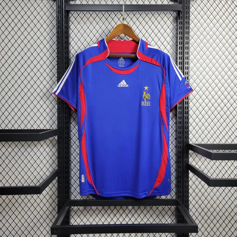 Frankrijk Retro Thuisshirt 2006