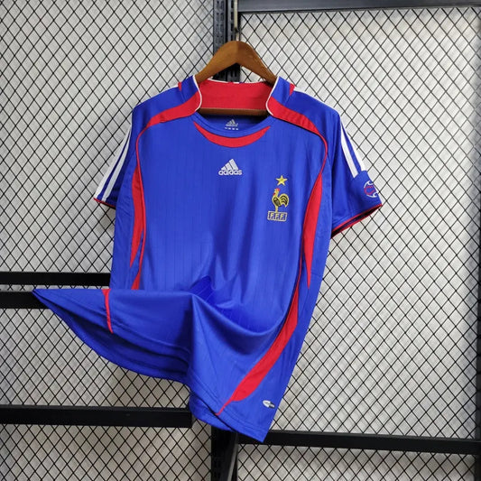 Frankrijk Retro Thuisshirt 2006