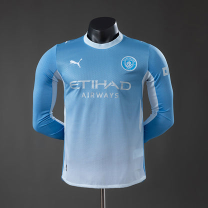 Manchester City 26/27 Home Player Version Long Sleeved