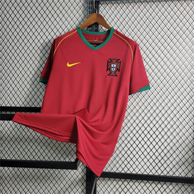 Portugal Retro Thuisshirt 2006