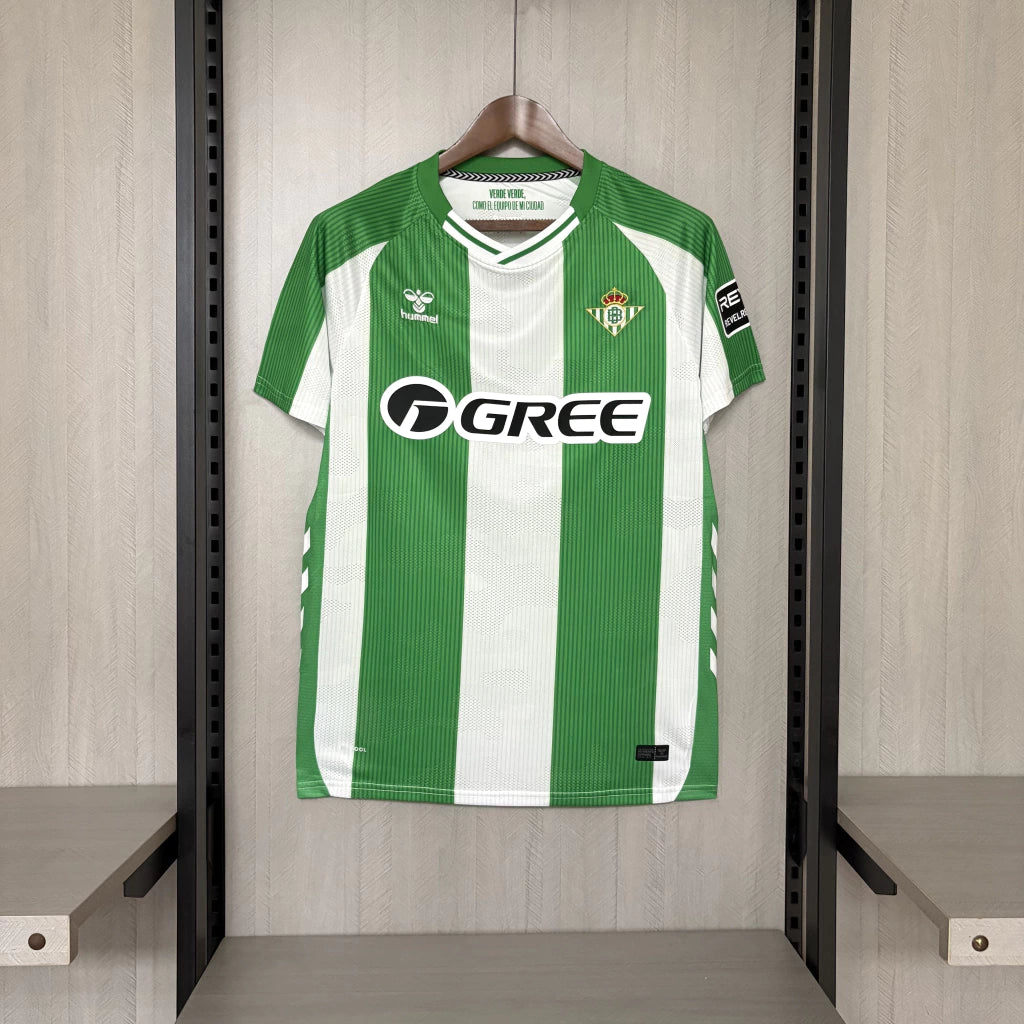 Real Betis Shirt 25/26 – Groen en Wit
