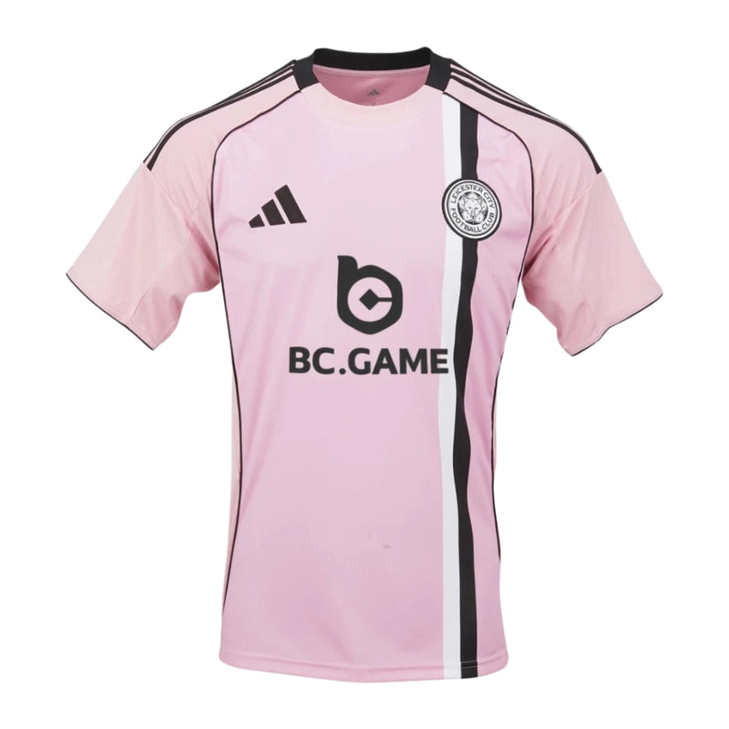 CAMISA DO LEICESTER CITY 25/26 ROSA