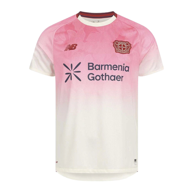 CAMISA DO BAYER LEVERKUSEN 25/26 ROSA