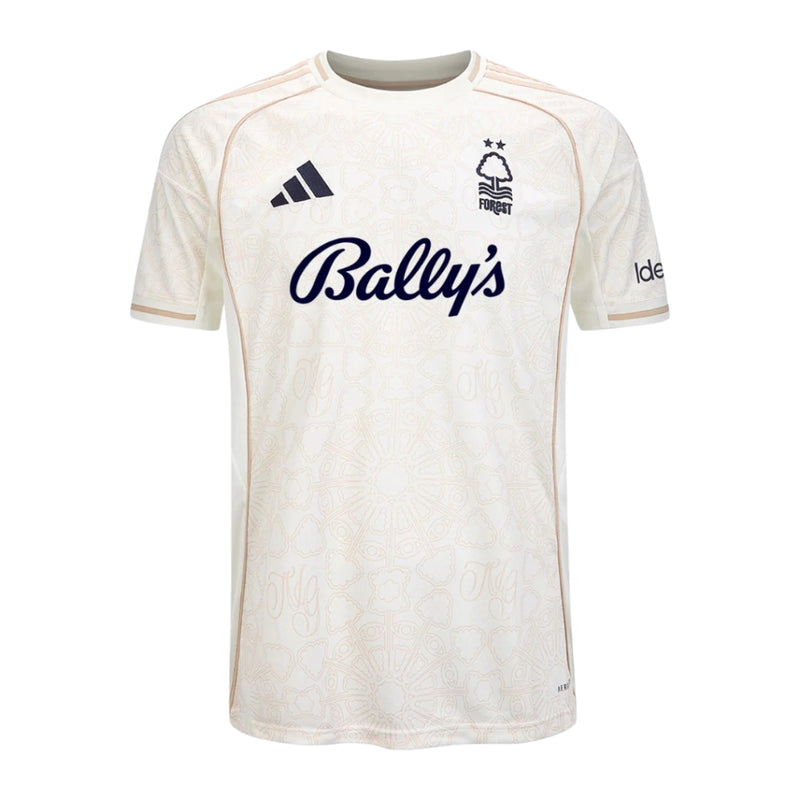 CAMISA DO NOTTINGHAM FOREST 25/26 BEGE