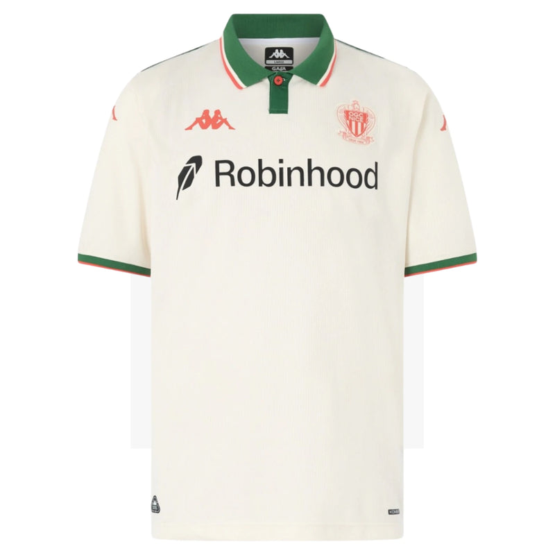CAMISA DO NICE 25/26 BEGE