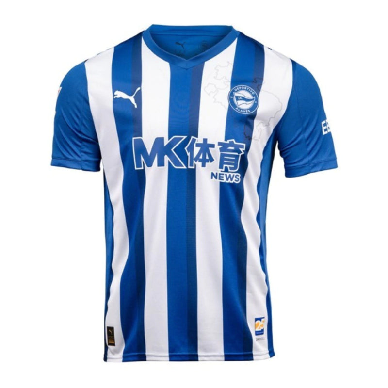 CAMISA DO ALAVÉS 25/26 AZUL E BRANCO